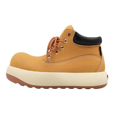 【UFO系列】猫与沙发/秋冬马丁靴丑萌大头百搭短靴情侣增高大黄靴