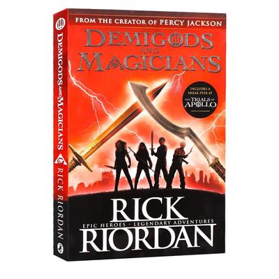 波西杰克逊系列 半神人和魔术师 英文原版 Demigods and Magicians 青少年科幻奇幻小说Rick Riordan 中学生课外阅读Percy Jackson