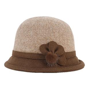 2024新款中老年人毛呢保暖妈妈洋气时髦奶奶帽子老太太帽女士秋冬