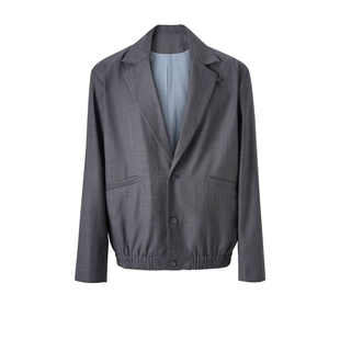 SEEALSO『Row风黑标系列』超精纺绵羊毛松弛老钱风新贵单排扣西装