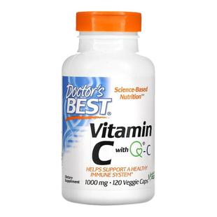 香港直发Doctor's best金达威维生素C素食维他命胶囊进口120粒