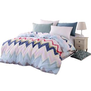 金号依诗家ab面纯棉被套全棉220x240 200x230cm单人双人被罩