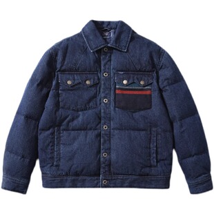 Lee羽绒服男2021冬季新款加厚保暖牛仔服LMT0011673HH00F-A00035