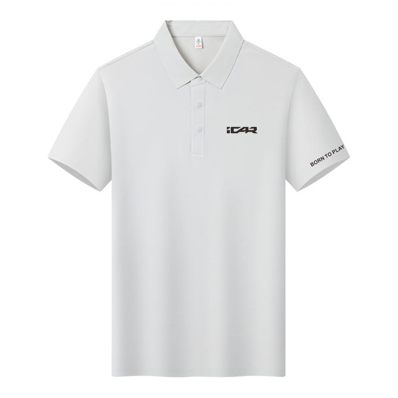 奇瑞icar工作服定制logo新款短袖T恤ICAR爱咖POLO衫汽车4S店工装