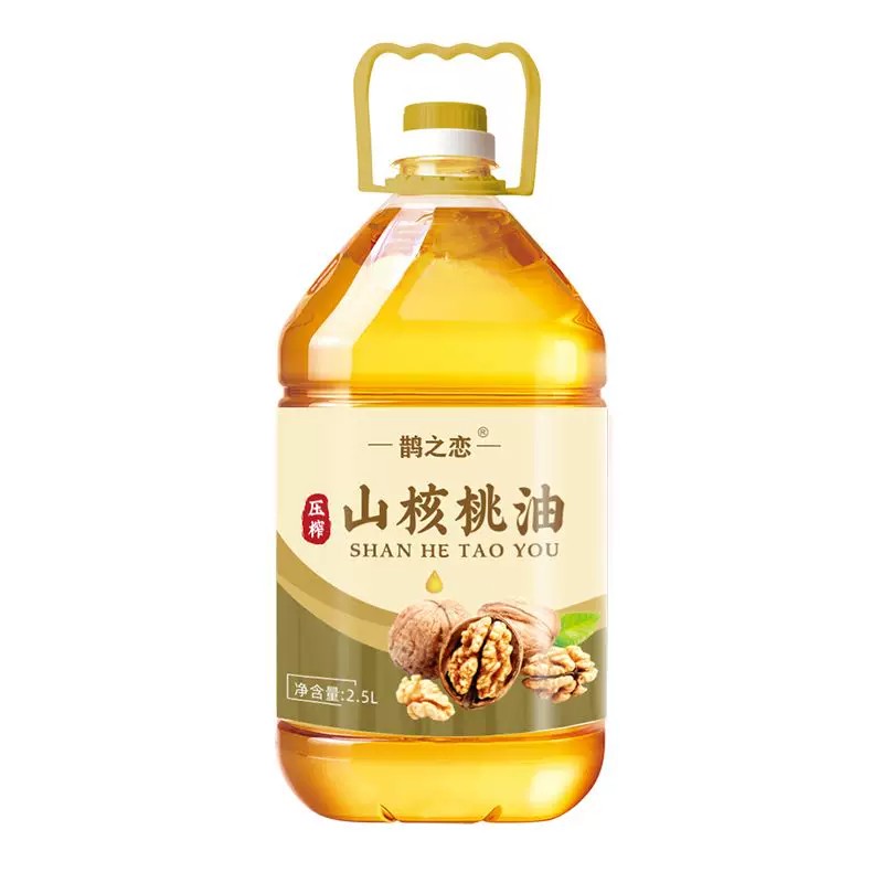 山核桃油物理冷榨无添加送孕妇儿童非有机食用油野生初榨鲜核桃油