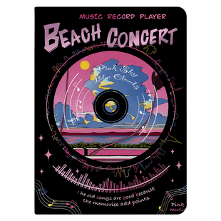 【旋转款x磁吸拆分】适用于ipad保护壳紫色音乐2025新款pro11高级air5平板套10.2亚克力2021全包13寸防弯10.5