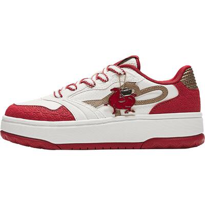 安踏好事发生 晴风丨女板鞋新年配色春季马年休闲运动鞋122618034