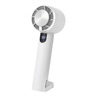 BLINBIN U26冰敷降温三档风速一键降温迷你便携手持USB小风扇大风力强劲制冷桌面立式数显手持制冷小风扇
