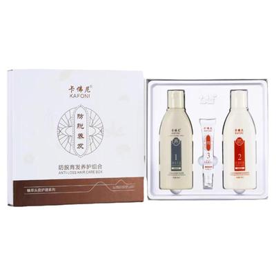 卡佛尼防脱育发洗护套装灵芝何首乌洗发水女侧柏叶生姜固发增发密