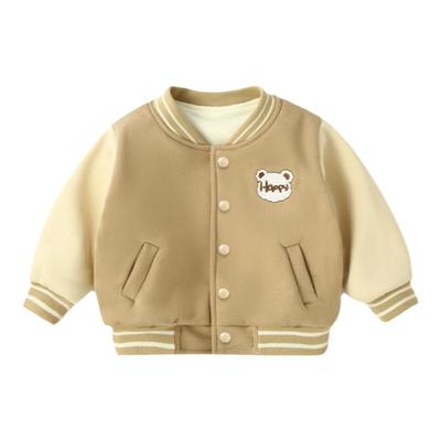 宝宝加绒冬季棒球服棉服