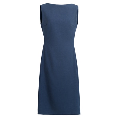 超显瘦无袖职业极简修身连衣裙子