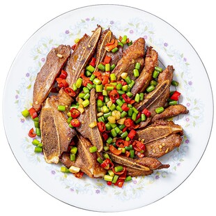 肴之林精品韵味小扇骨500g猪排骨手抓扇子骨酒店饭店宴席半成品