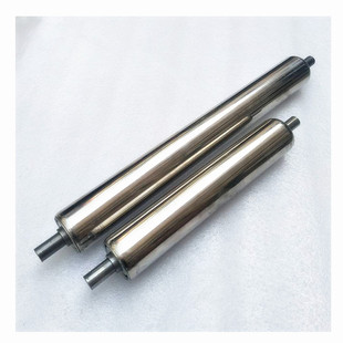 50mm不锈钢无动力滚筒镀锌滚筒输送带托辊流水线38 25不锈钢辊筒