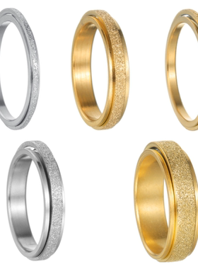 个性手饰情侣女戒对戒饰品钛钢可