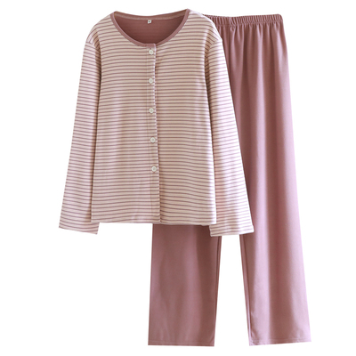 秋冬季睡衣女圆领德绒长袖套装加厚轻奢风2025新款冬天薄绒家居服