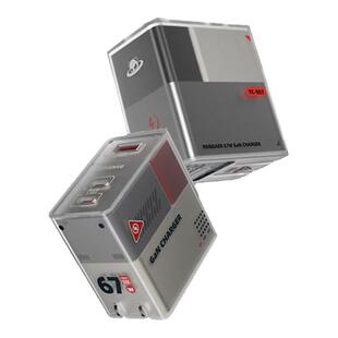 魅族PANDAER氮化镓67W快充头GaN充电器三口65W适用电脑平板15苹果13华为PD小米16pro列车协议max时速iphone14