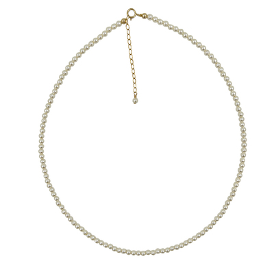 精选2mm/3mm施家正圆珍珠项链女