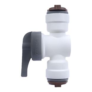 净水器配件4分PE管接头直通三通球阀净水机4分内丝转3分PE管弯头