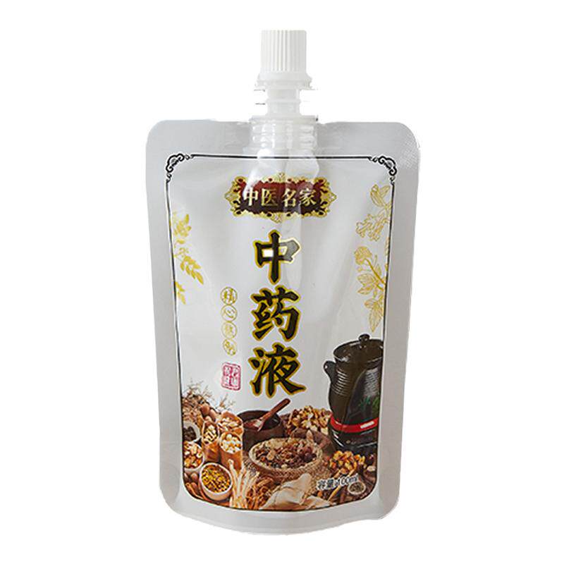 一次性自立自封便携式透明豆浆袋
