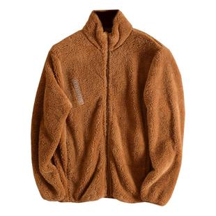 【终于拿下!注意区分】秋冬男士日系百搭长毛摇粒绒立领夹克外套