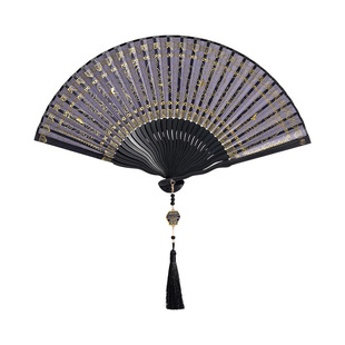 中国国家博物馆海晏河清折扇中国风国潮精致文艺扇送朋友生日礼物