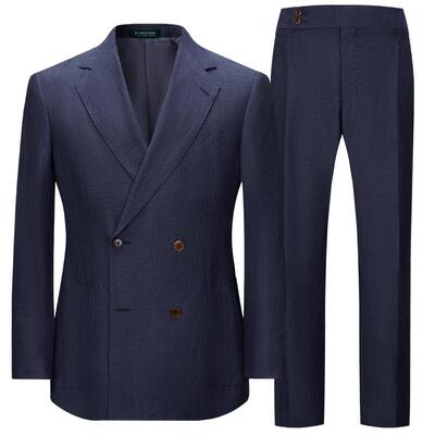 柏品VBC面料羊毛亚麻套西