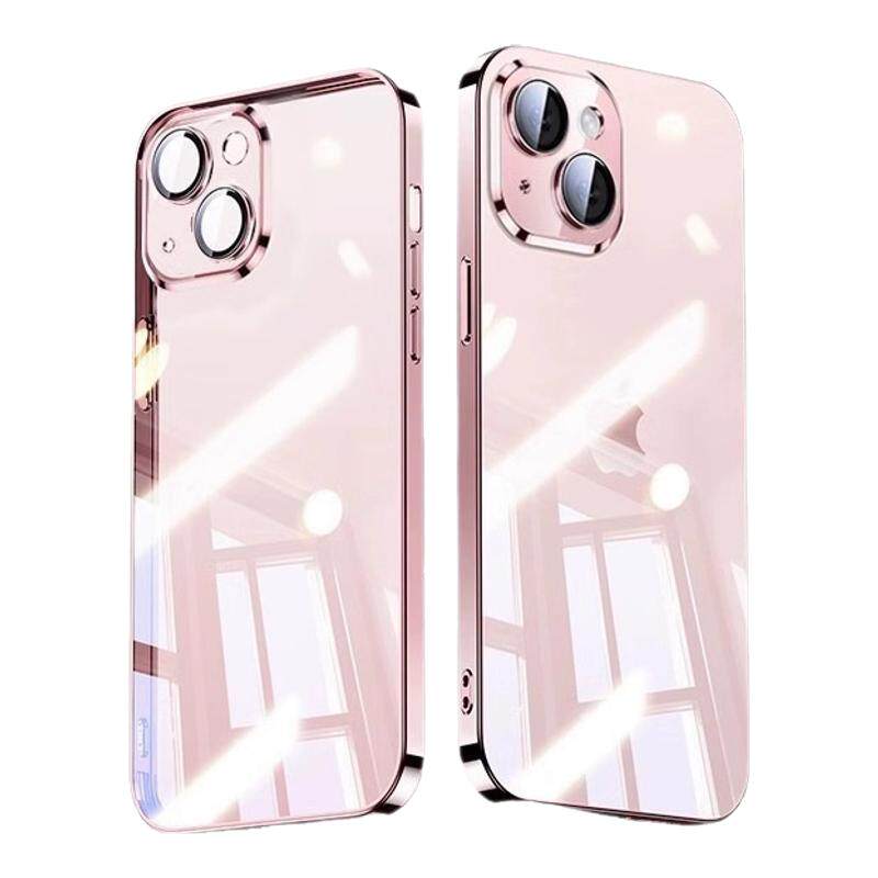 【美过裸机】开晖适用苹果16/15promax手机壳iPhone13pro保护套新款14plus透明12超薄11镜头全包防摔女高级感