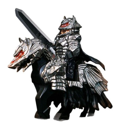 第三方积木人仔格斯勇士战狼剑风传奇男孩拼装人偶玩具机甲模型