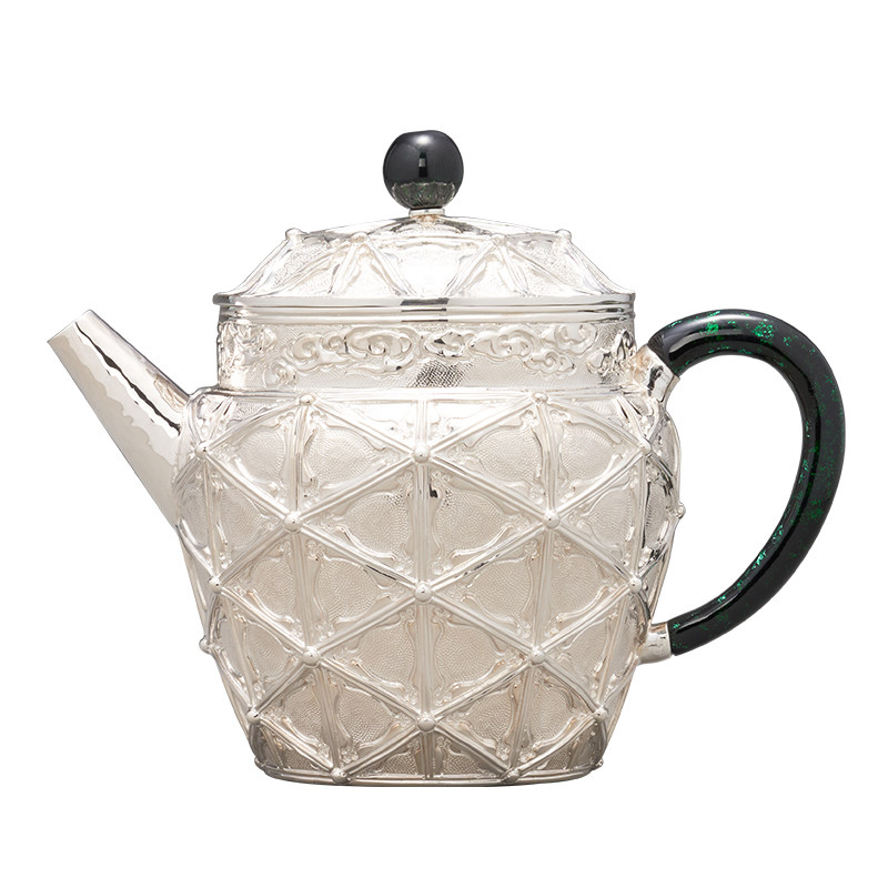 臻宝堂银壶9999纯银泡茶壶纯茶壶