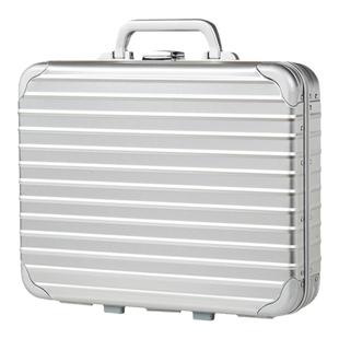 出口德系工艺金属铝镁合金商务公文箱手提箱工具箱笔记本电脑箱包