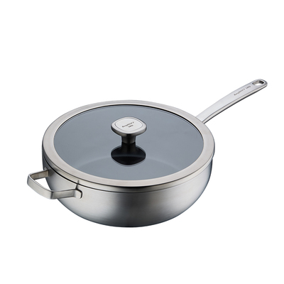 贝高福钛炒锅无涂层家用炒菜锅