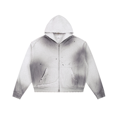 美式痞帅高级感卫衣复古水洗