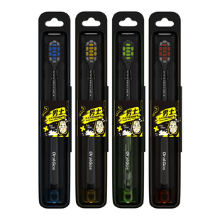 男士专用牙刷出差便携旅行盒装加宽刷头深层清洁大宽头中硬毛牙刷