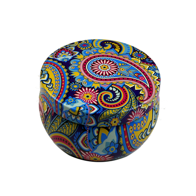 精致糖果罐小铁盒迷你收纳盒花茶叶罐马口铁罐蜡烛香薰梨膏罐空罐