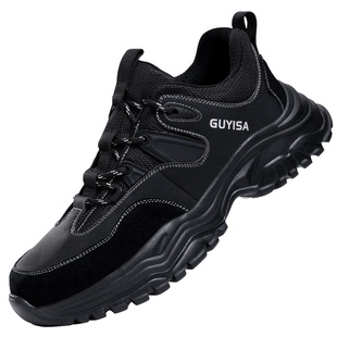 劳保鞋男款士防砸防刺穿冬季工作安全绝缘带钢头钢板棉鞋新款工地