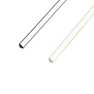 酒柜感应灯带免开槽直角灯鞋柜衣柜线条灯led橱柜灯具明装层板灯