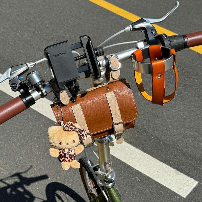 折叠自行车小配饰儿童山地公路车前置挂包大容量水杯架骑行装备