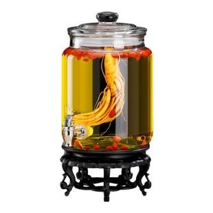 高档密封带水龙头20斤药酒酒罐加厚容器玻璃瓶酒坛子泡酒专用酒瓶