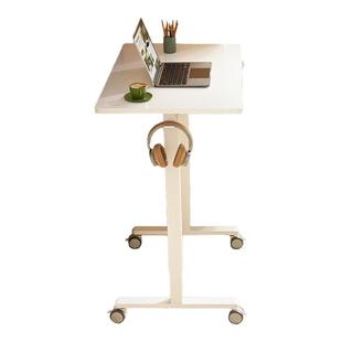 joyworker可移动电动升降桌小户型电脑书桌学习床边桌40CM窄桌