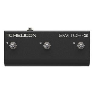 TC HELICON SWITCH-3/6控制踏板开关扩展人声/吉他处理器循环效果