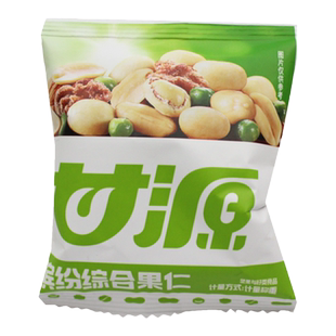 甘源缤纷综合果仁208g坚果零食花生青豌豆核桃仁扁桃仁鲜香酥脆