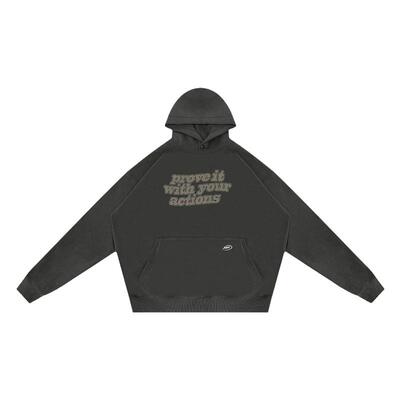 NICEID NICE运动卫衣加绒男女秋冬潮流休闲宽松连帽圆领套头上衣