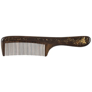 谭木匠礼盒木梳子流萤女士男士长发专用蓬松头皮经络按摩可定制