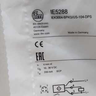 议价IFM IE5288 IE5292 IE5318 IE5319 全新原装正品易福门  现货