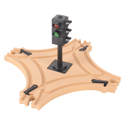 复古电动火车磁性小火车头兼容宜家HAPE米兔BRIO木质轨道玩具积木