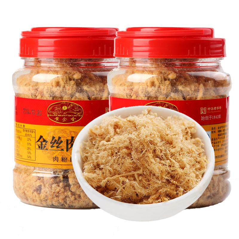 黄金香老字号金丝猪肉绒松500g营养佐餐烘焙寿司专用食材老人早餐