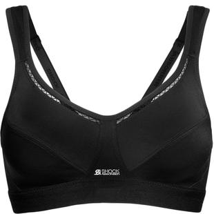 瑷波尔shockabsorber运动内衣女防震跑步胸大码薄款白色透气文胸