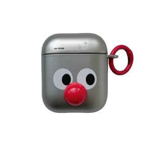 搞怪卡通红鼻子表情适用苹果耳机保护套airpodspro3无线蓝牙耳机壳三代airpod4二代ipod耳机套airpods3保护壳