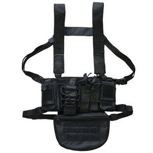 暗区突围无甲弹挂FA便携型胸挂D3儿童战术背心作战马甲特种兵装备