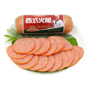 波尼亚西式火腿即食三明治火腿片老火腿烤肠整腿香肠火腿肉260g*5